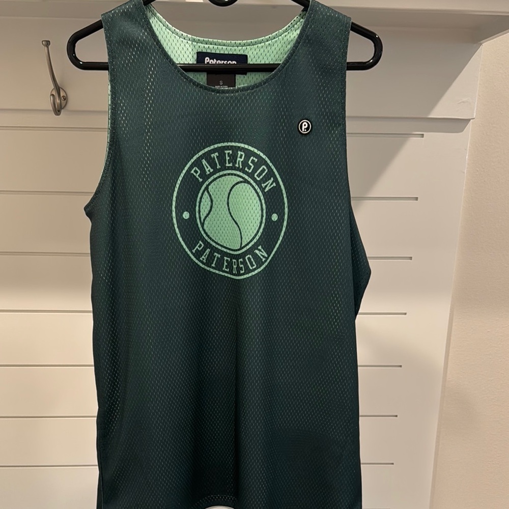 NWT Paterson Green Mesh Tank Top Size Small